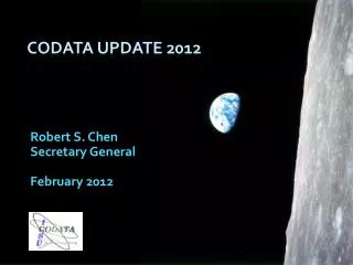 CODATA Update 2012
