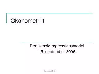 konometri 1