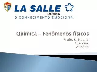 qu mica fen menos f sicos