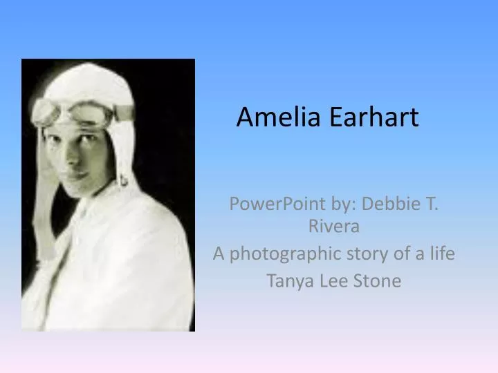 amelia earhart