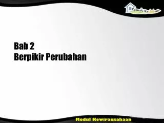 bab 2 berpikir perubahan