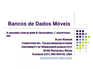bancos de dados m veis