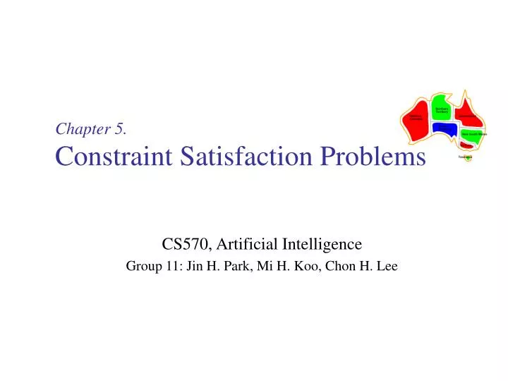 chapter 5 constraint satisfaction problems
