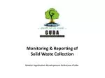 Monitoring &amp; Reporting of Solid Waste Collection - slide 1