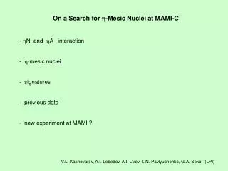 On a Search for ?-Mesic Nuclei at MAMI-C