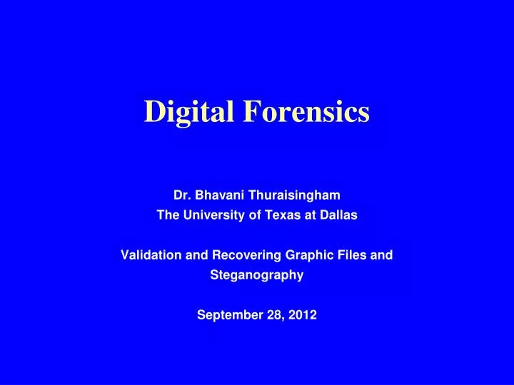 digital forensics