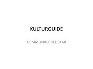 kulturguide