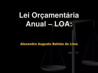 lei or ament ria anual loa