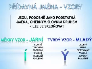 p davn jm na vzory