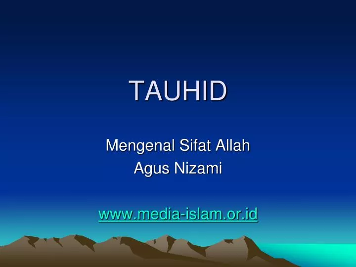 tauhid