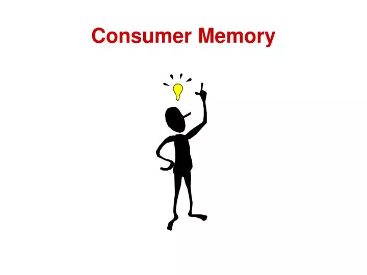 consumer memory