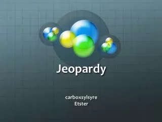 jeopardy