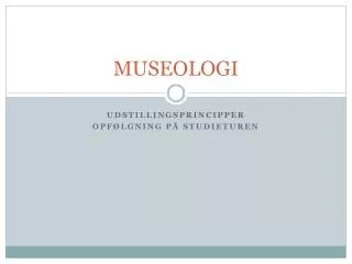 museologi