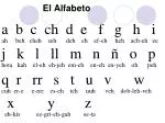 El Alfabeto - slide 1