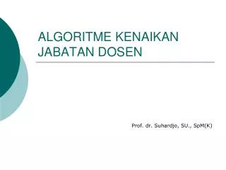 algoritme kenaikan jabatan dosen
