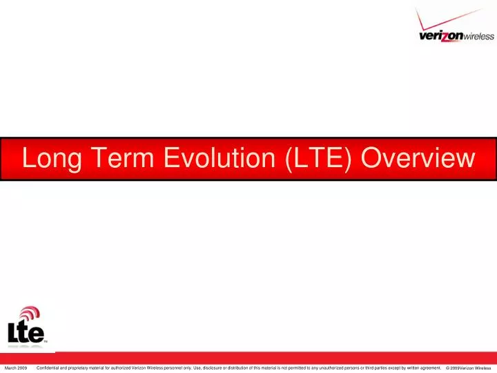 long term evolution lte overview