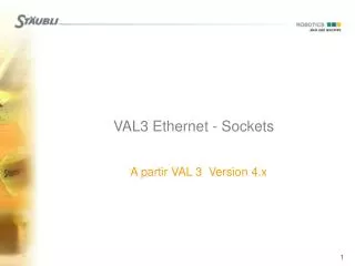 val3 ethernet sockets