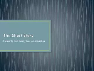 The Short Story