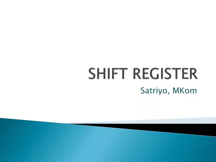 shift register