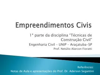 empreendimentos civis