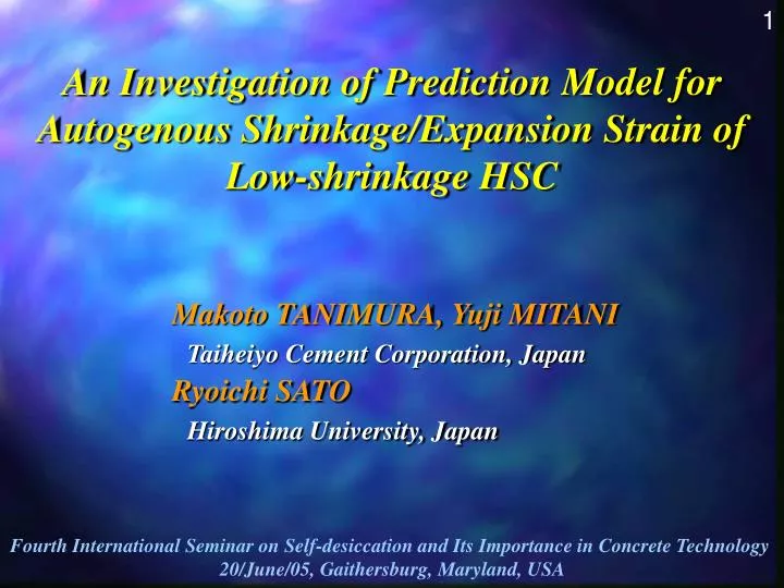an investigation of prediction model for autogenous shrinkage expansion strain of low shrinkage hsc