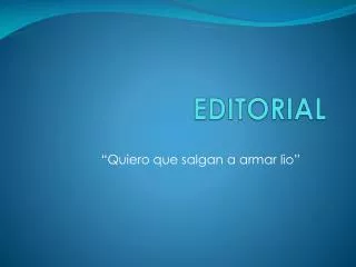 editorial