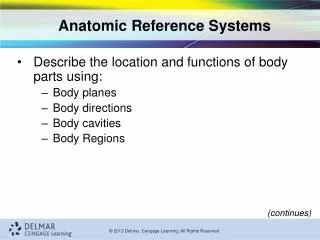 Anatomic Reference Systems