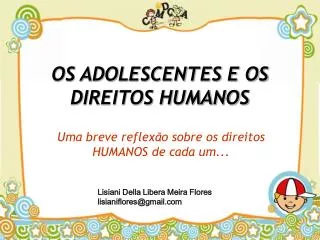 os adolescentes e os direitos humanos