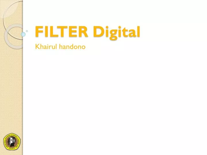 filter digital