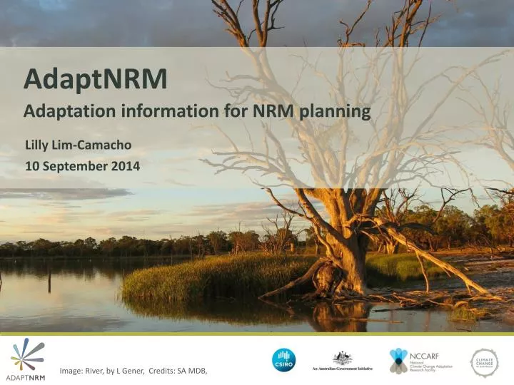 adaptnrm adaptation information for nrm planning