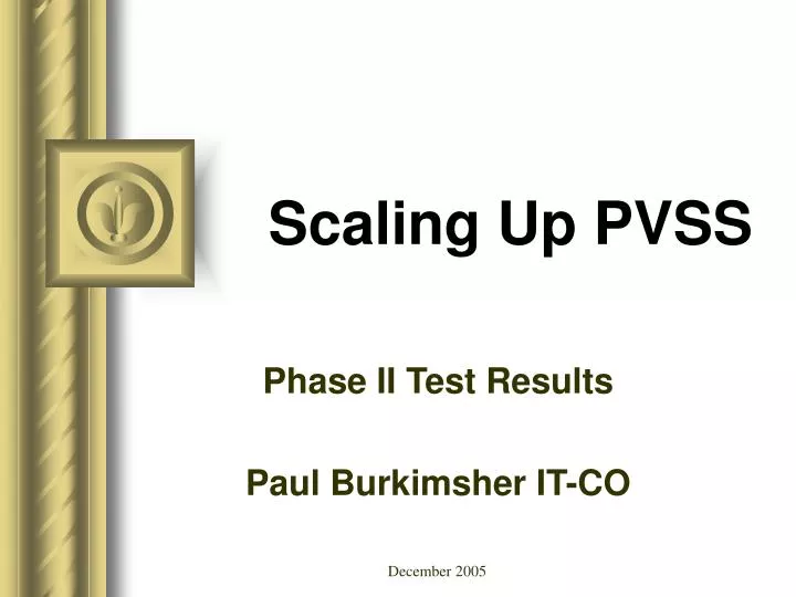 scaling up pvss