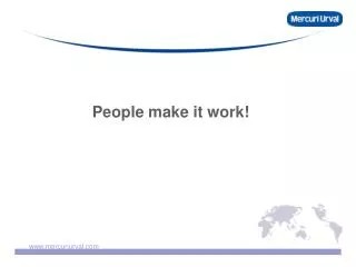people make it work
