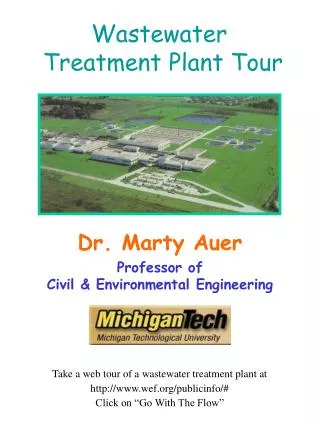 Wastewater Treatment Plant Tour