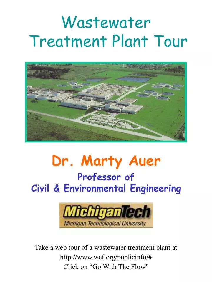 wastewater treatment plant tour