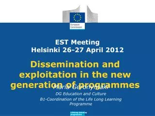 EST Meeting Helsinki 26-27 April 2012