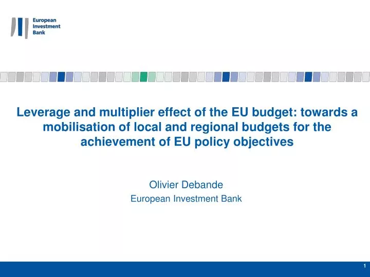 olivier debande european investment bank