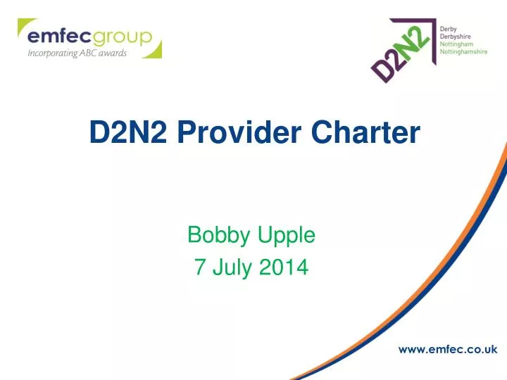 d2n2 provider charter