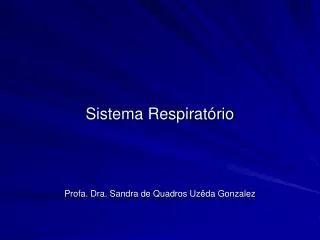 sistema respirat rio