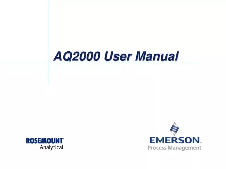 aq2000 user manual