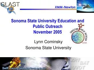 Sonoma State University Education and Public Outreach November 2005