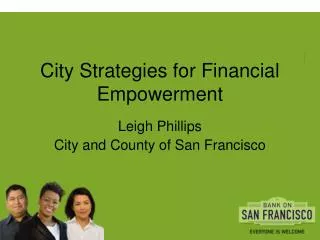 City Strategies for Financial Empowerment