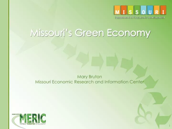 missouri s green economy