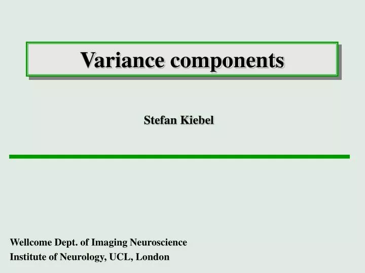 variance components