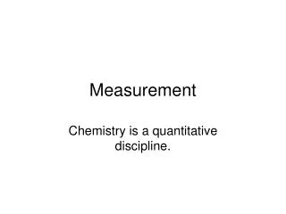 Measurement