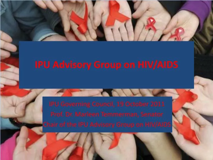 ipu advisory group on hiv aids