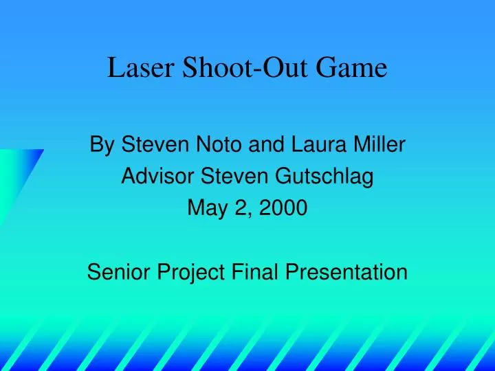 laser shoot out game