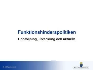 funktionshinderspolitiken