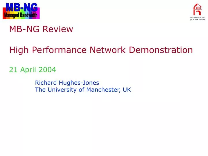 mb ng review high performance network demonstration 21 april 2004