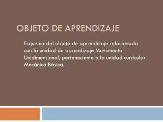 objeto de aprendizaje