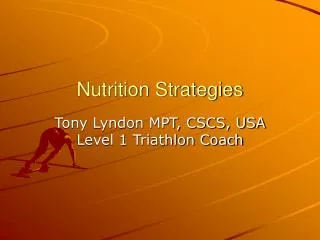 Nutrition Strategies